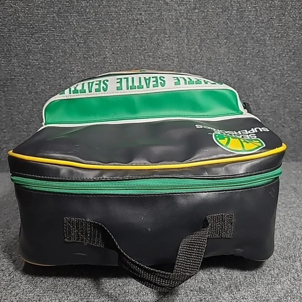 Vintage Rare Seattle Super‎ Sonics Team NBA Player Backpack 1980 1990s